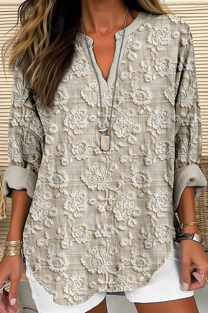 Claire™ | Desert Flower Blouse