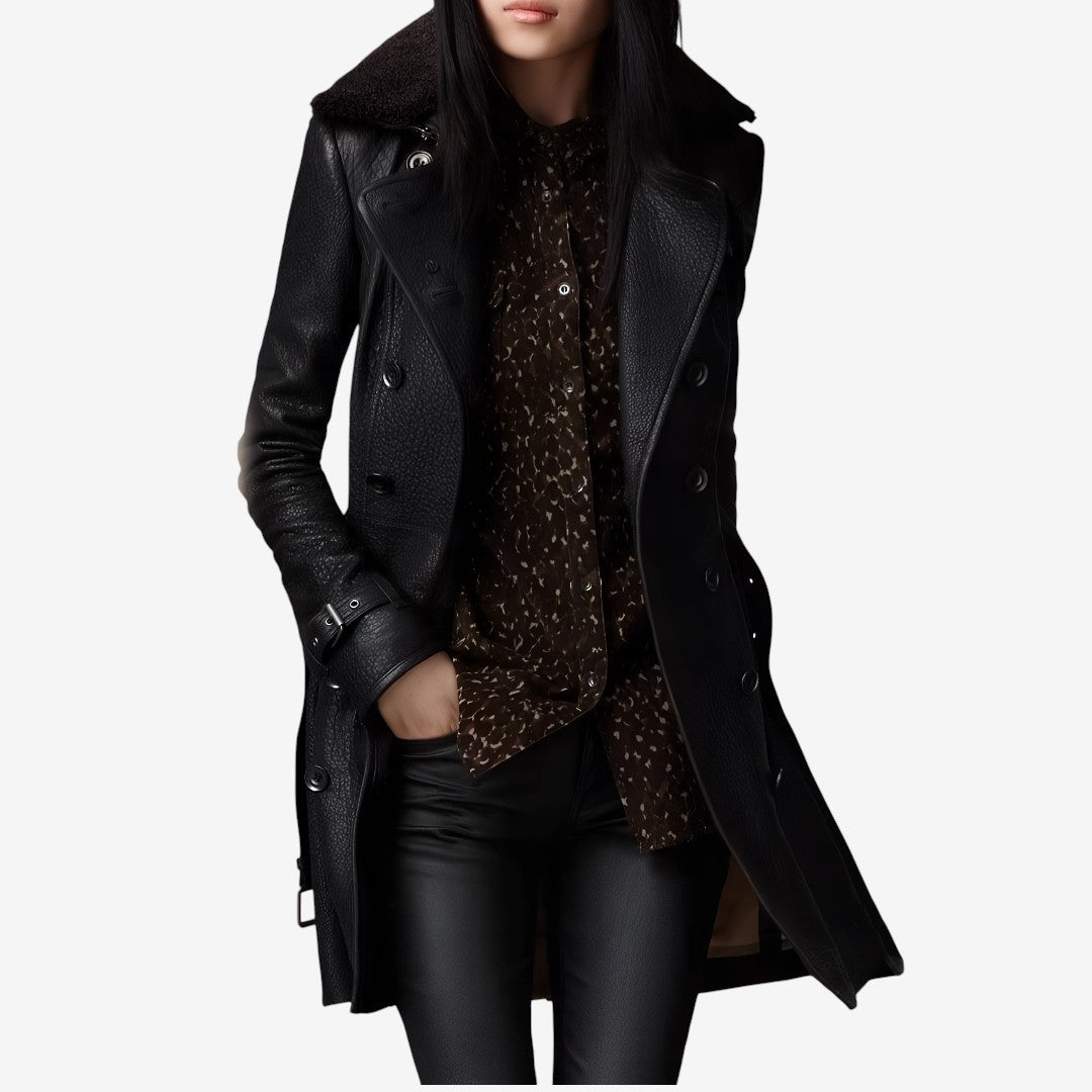 Sofía™ – Modern Trench with Refined Lines and Versatile Style