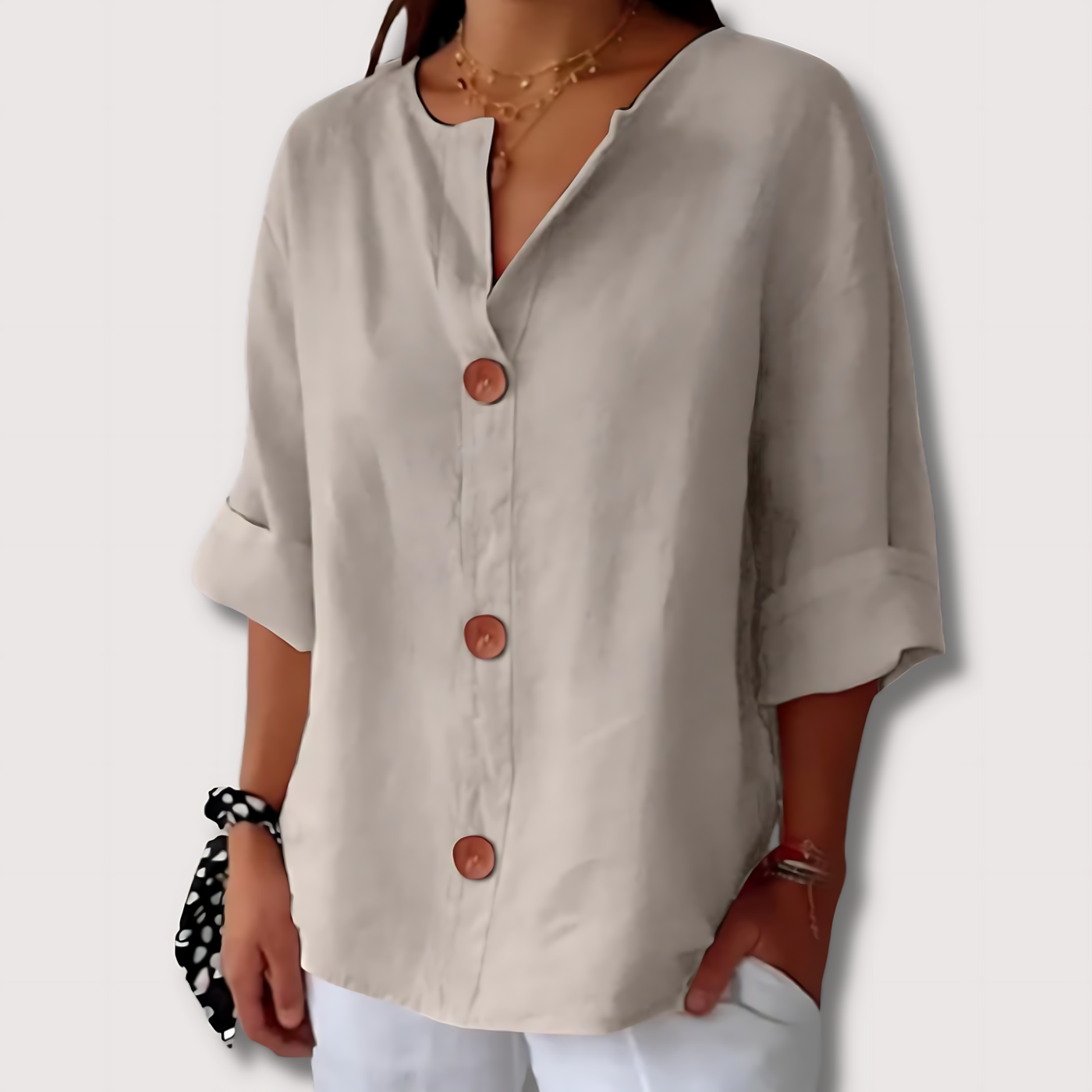 Ella™ | Linen Blouse