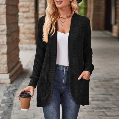 Stella™ | Ribbed Knit Cardigan I Comfort and Classic Style