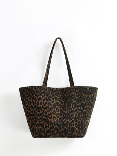 Natalie™ I Shoulder bag with leopard print
