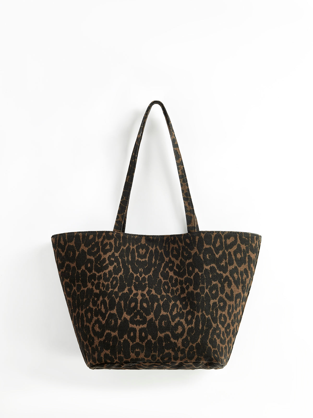 Natalie™ I Shoulder bag with leopard print