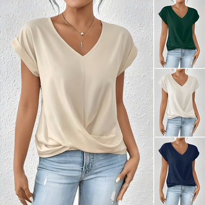 Layla ™ I Twist Front V-Neck Top