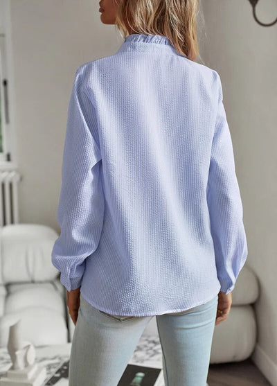 Grace™ | Ruffled button blouse