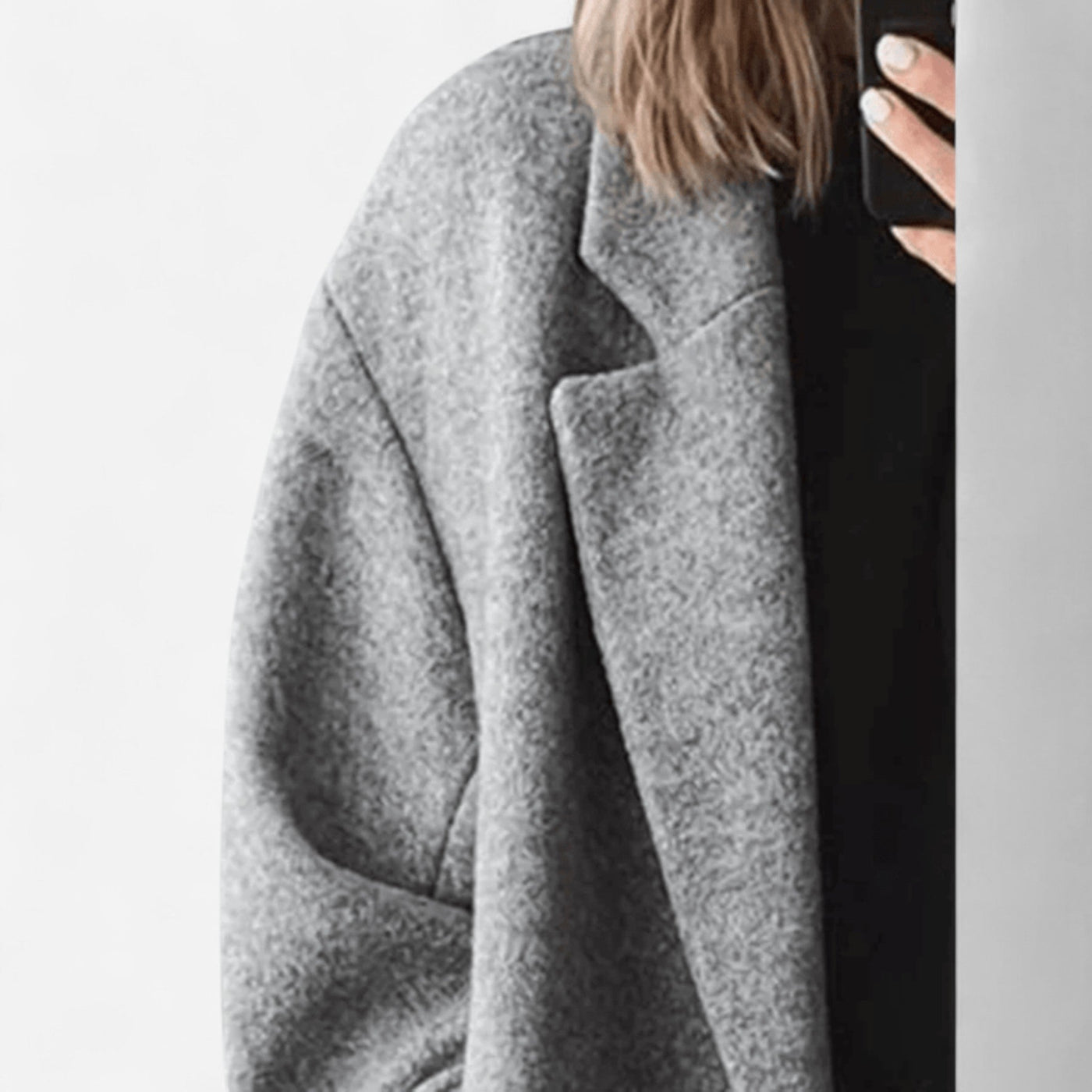 Margot™ | Elegant Oversized Grey Coat