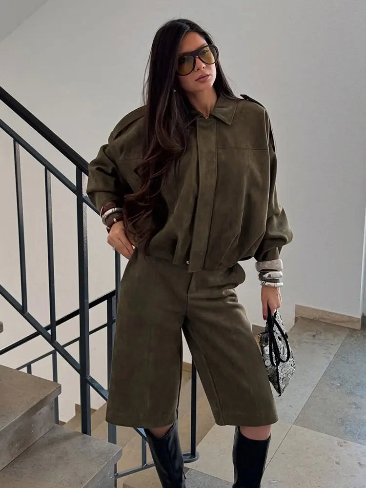 Lindsay ™ | Suede Oversized Jacket