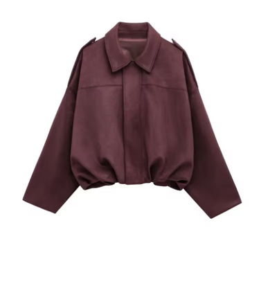 Lindsay ™ | Suede Oversized Jacket