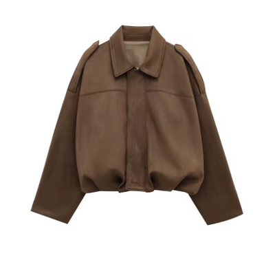 Lindsay ™ | Suede Oversized Jacket