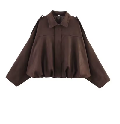 Lindsay ™ | Suede Oversized Jacket