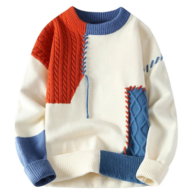 Javier™ I Patchwork sweater