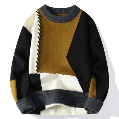 Javier™ I Patchwork sweater