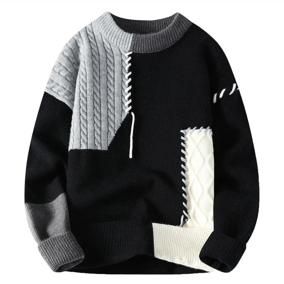 Javier™ I Patchwork sweater