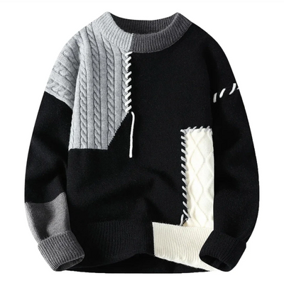 Javier™ I Patchwork sweater