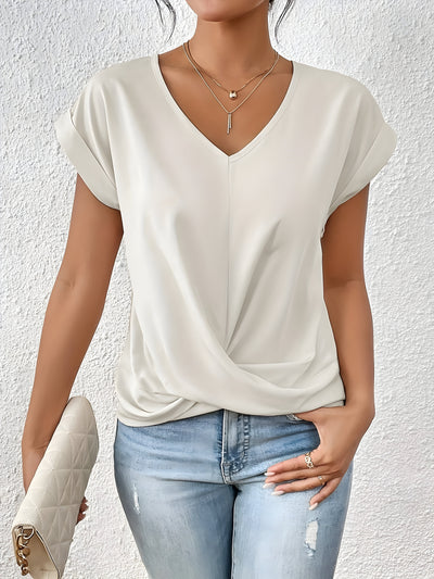 Layla ™ I Twist Front V-Neck Top