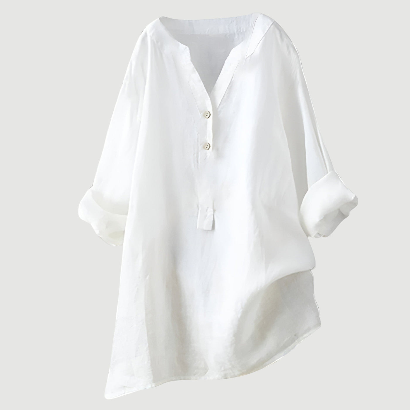 Freja™ I Light & Comfortable Linen Shirt with Buttons
