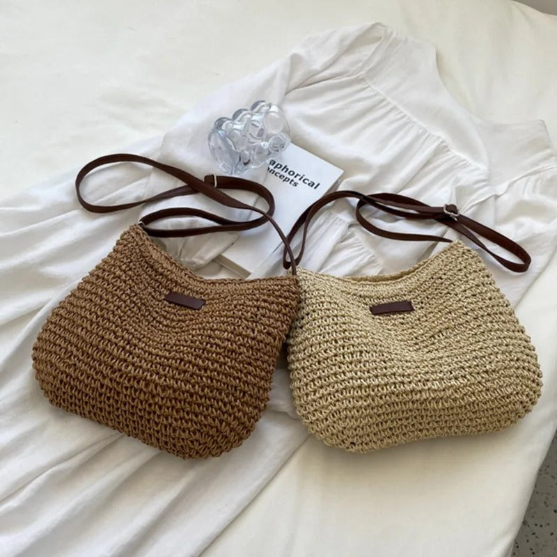 Zoeyᵗᵐ I Straw Crossbody Bag