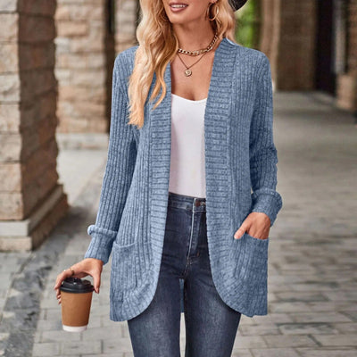 Stella™ | Ribbed Knit Cardigan I Comfort and Classic Style