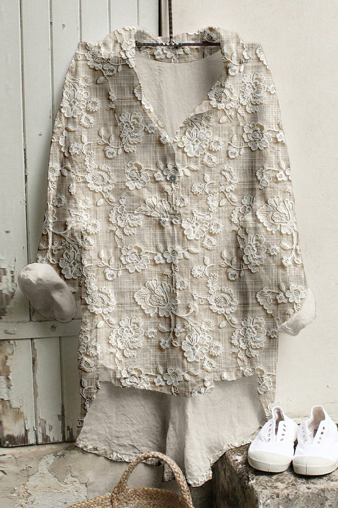 Evalynn™ | Blusa Sand & Bloom
