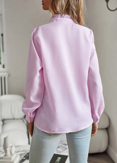 Grace™ | Ruffled button blouse