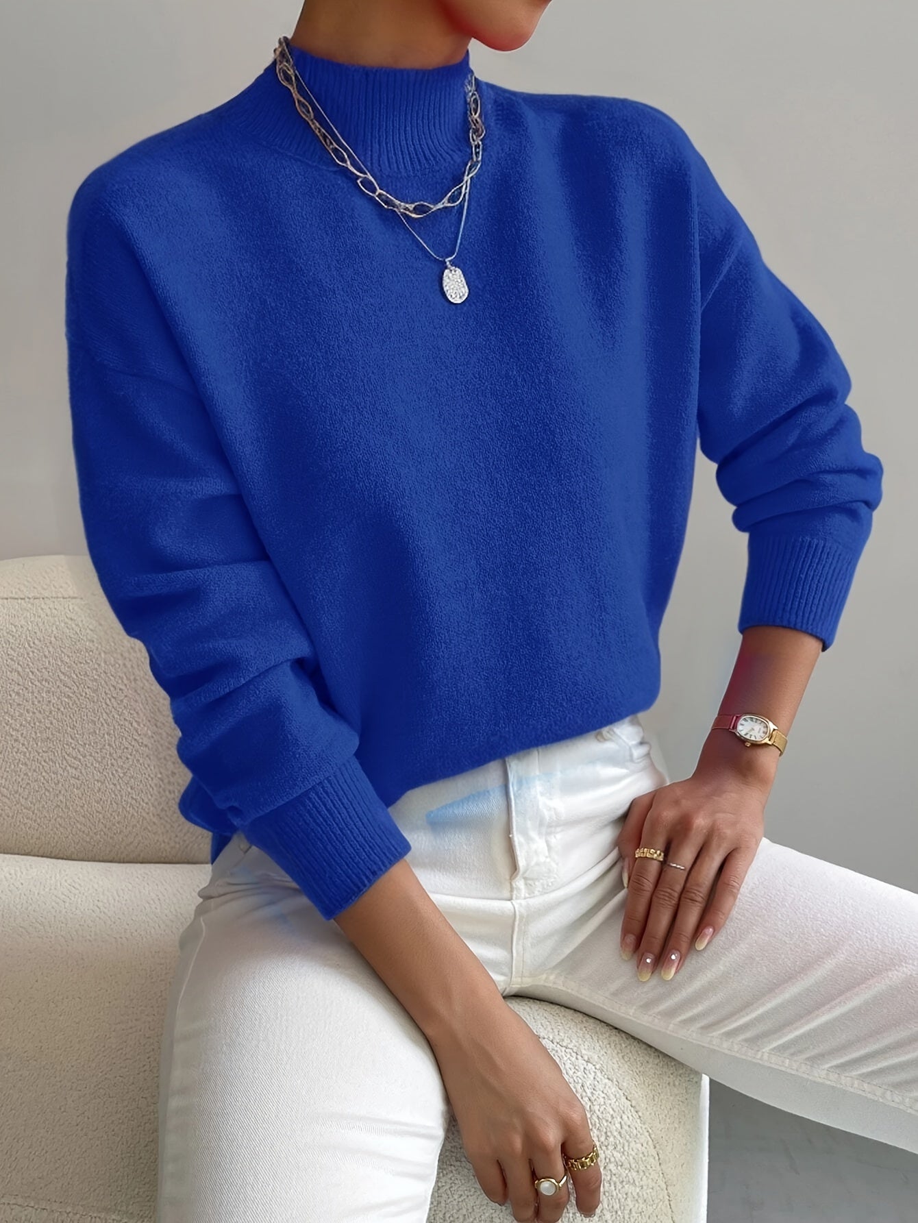 Beverly™ | Elegant Sweater with High Collar