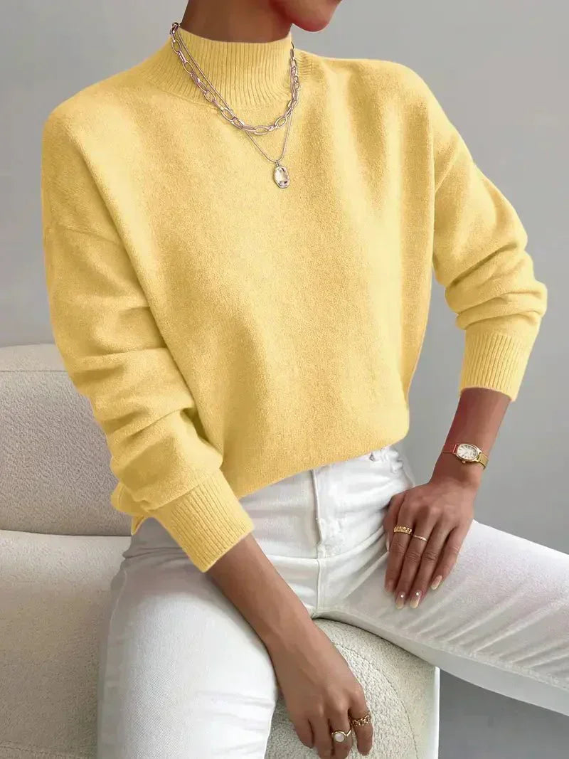 Beverly™ | Elegant Sweater with High Collar