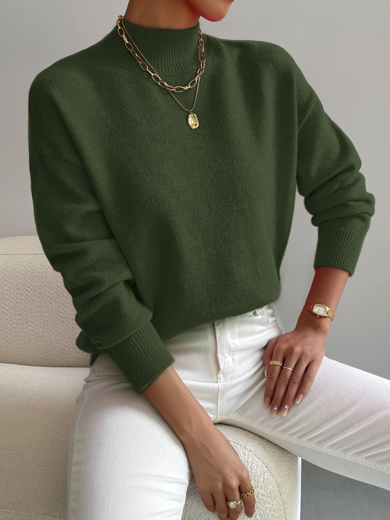 Beverly™ | Elegant Sweater with High Collar